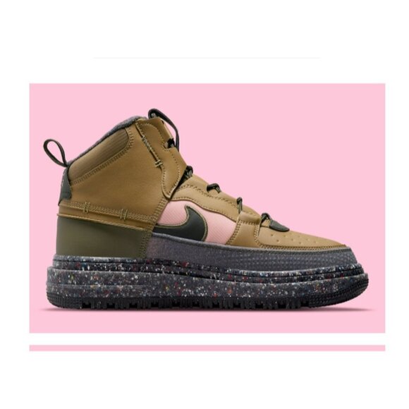 Nike Air Force 1 Boot NN Brown Kelp Sequoia DD0747-300 Men Sz 13 NWB no box top main image 4